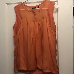 Valette sheer silk blouse